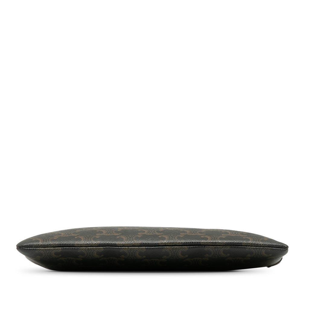 Celine Small Triomphe Coated Canvas Clutch - 4