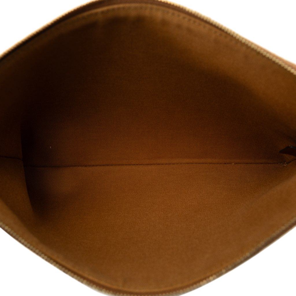 Celine Small Triomphe Coated Canvas Clutch - 5