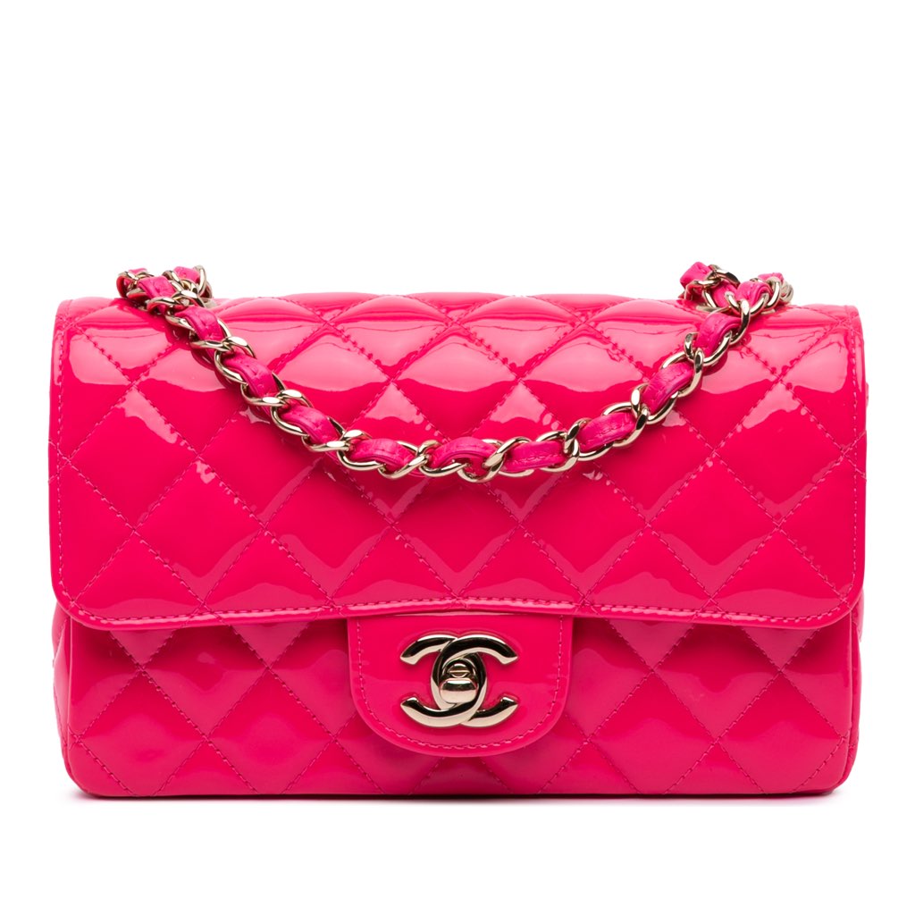 Chanel Mini Rectangular Classic Patent Single Flap