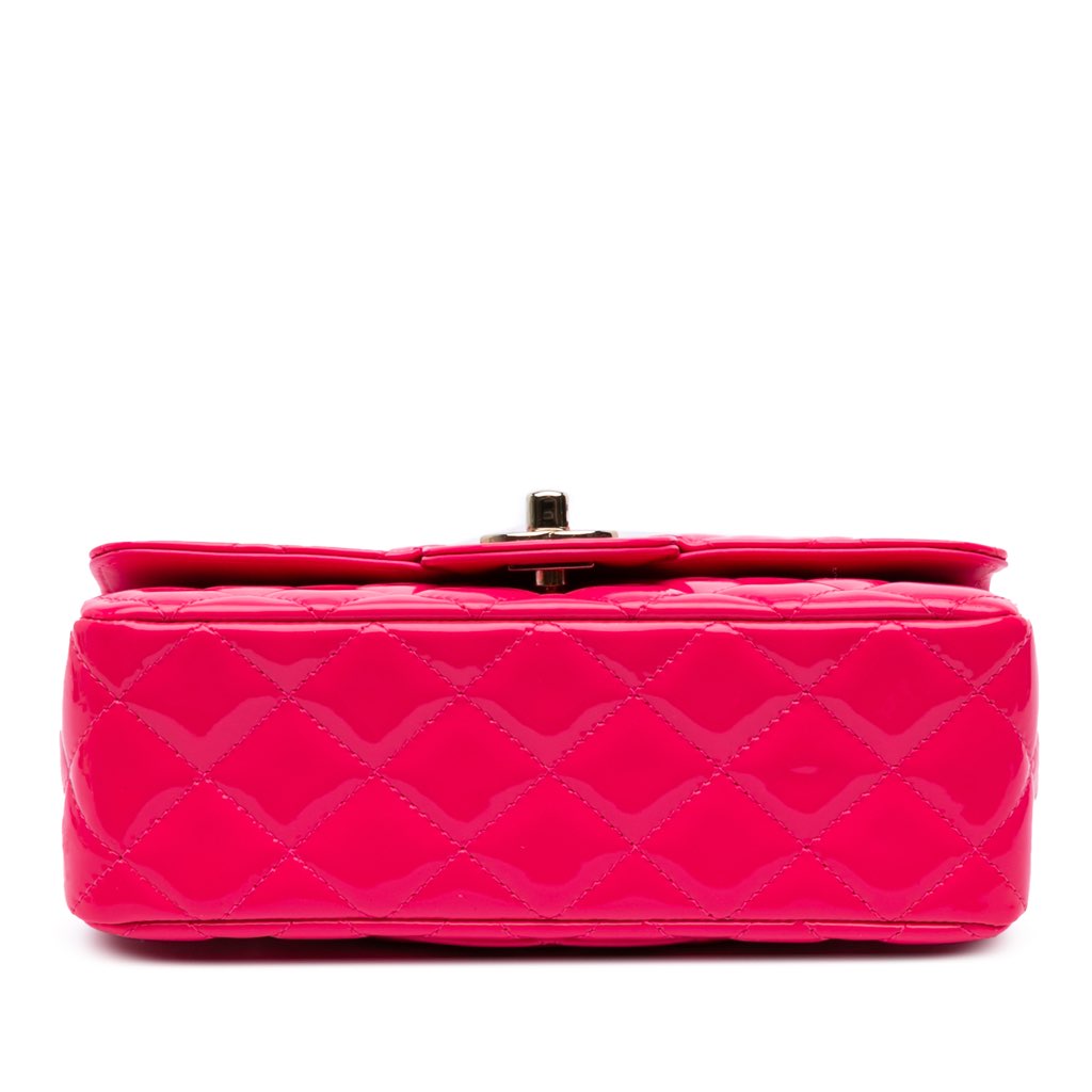 Chanel Mini Rectangular Classic Patent Single Flap - Image 6