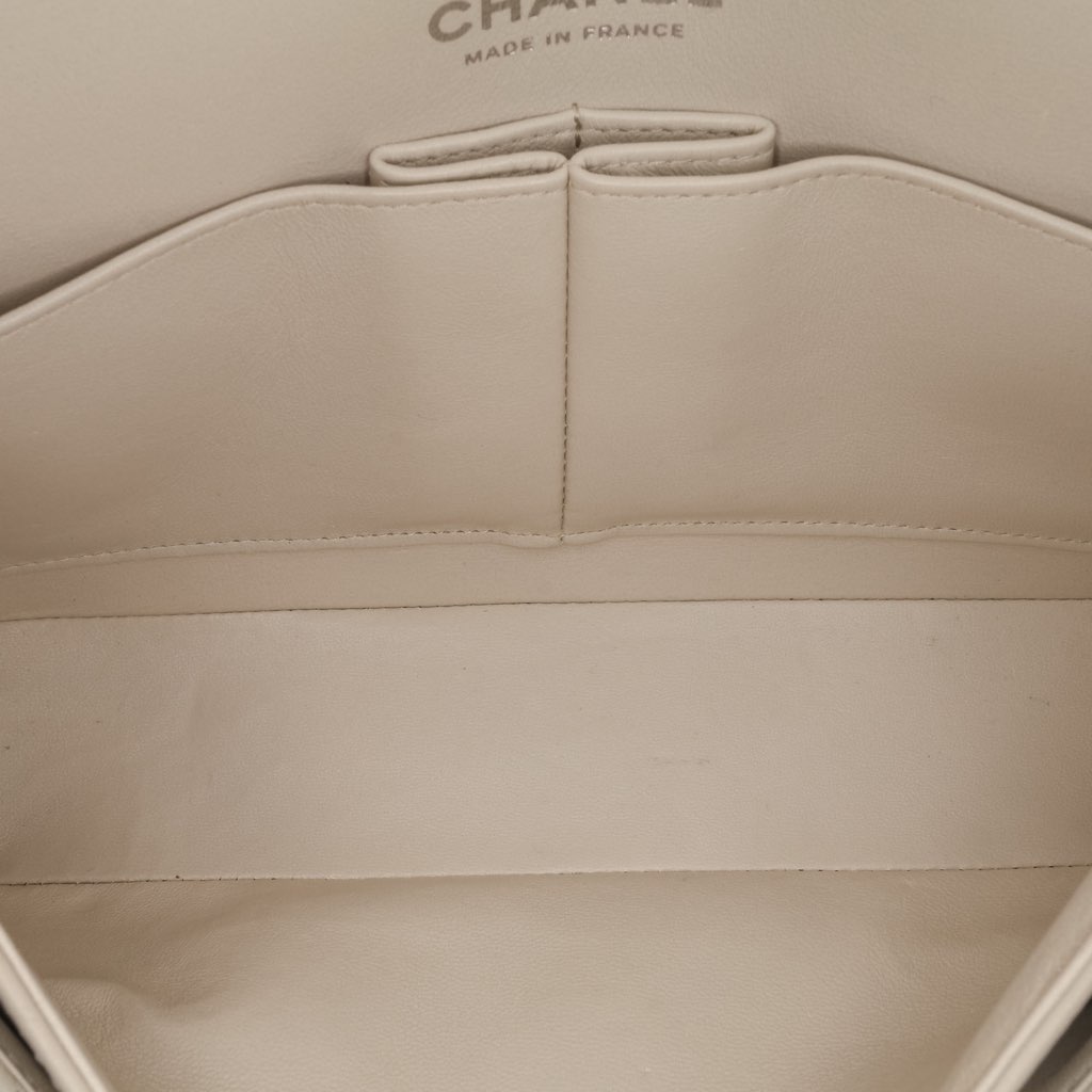 Chanel Small Classic Chevron Lambskin Double Flap - 4