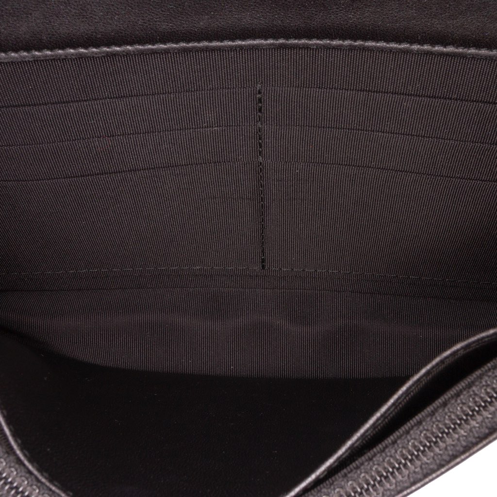 Chanel CC Embossed Lambskin Wallet On Chain - 4