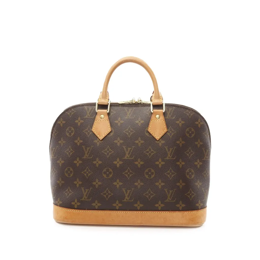 Louis Vuitton Monogram Alma PM Brown Canvas Good - Front View