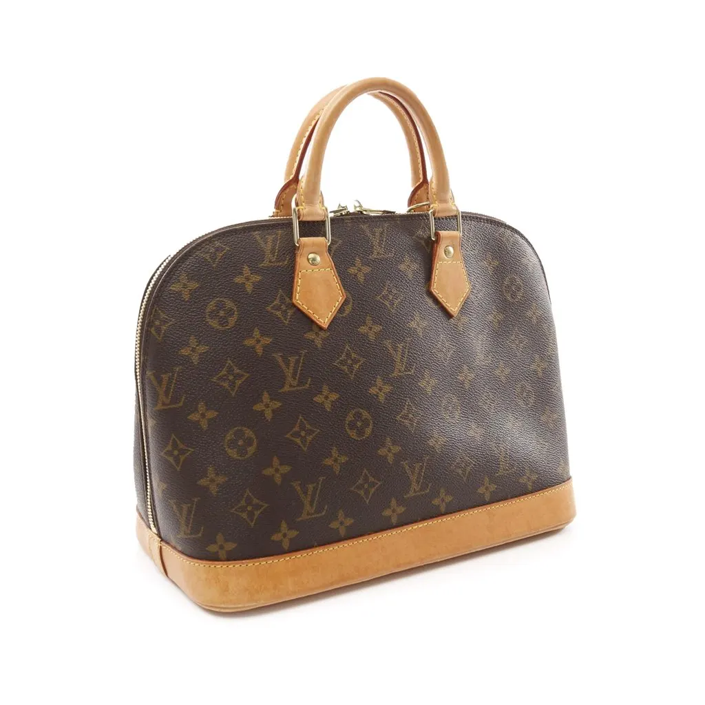 Louis Vuitton Monogram Alma PM Brown Canvas Good - Back View