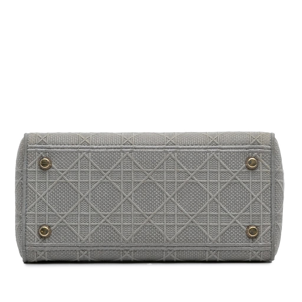 Dior Medium Canvas Cannage Lady D Lite - 5