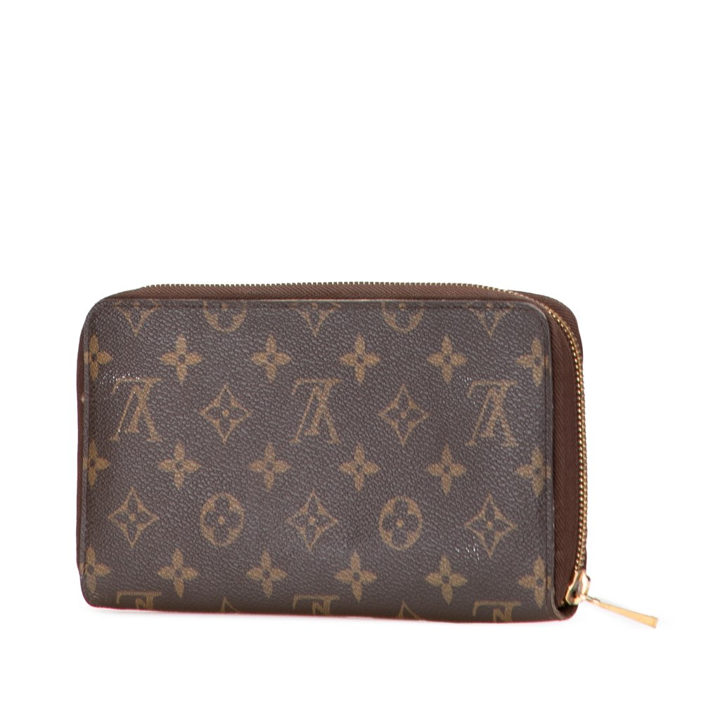 Louis Vuitton Monogram Zippy Organizer Wallet - Back view