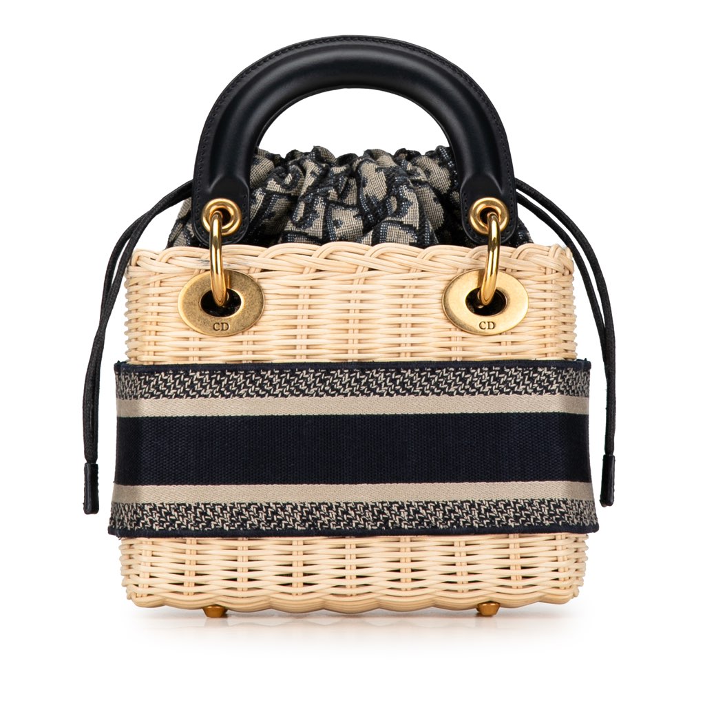 Dior Mini Oblique Wicker Lady Dior - 3
