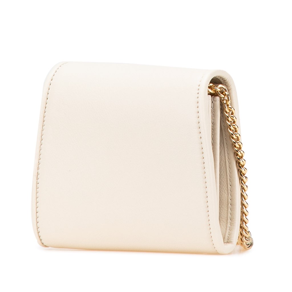 Gucci Medium Calfskin Blondie Wallet on Chain - Back view