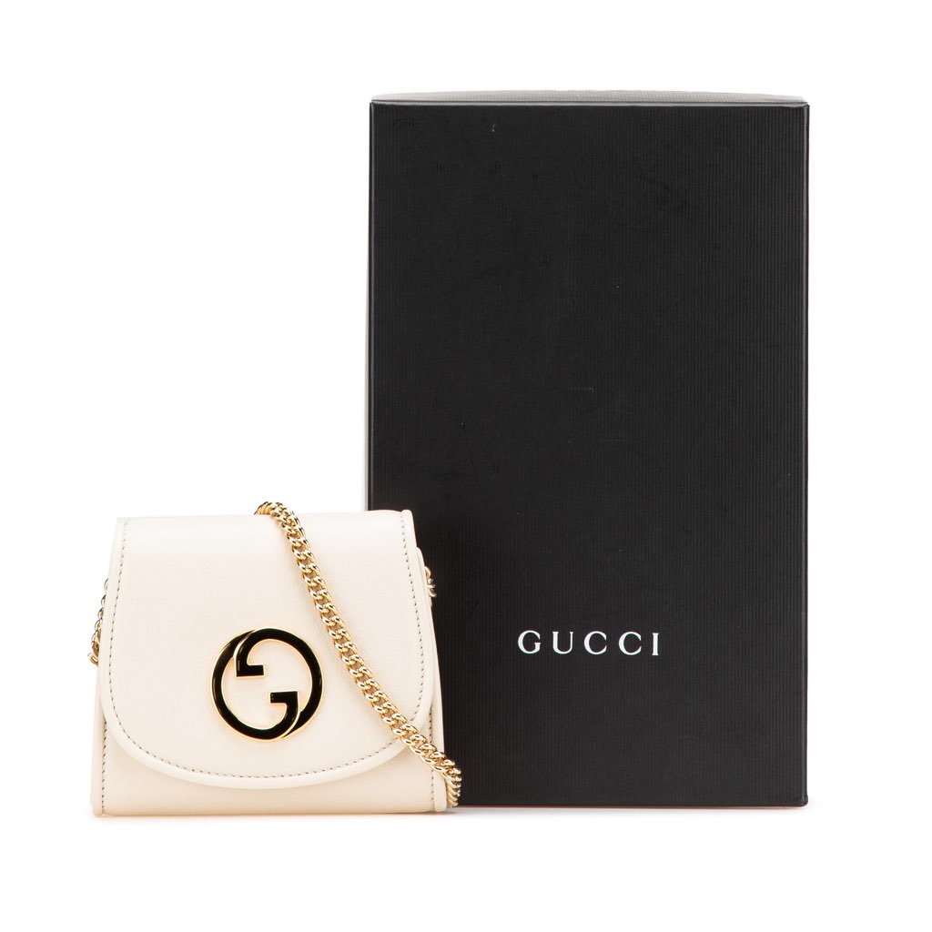 Gucci Medium Calfskin Blondie Wallet on Chain - Image 16