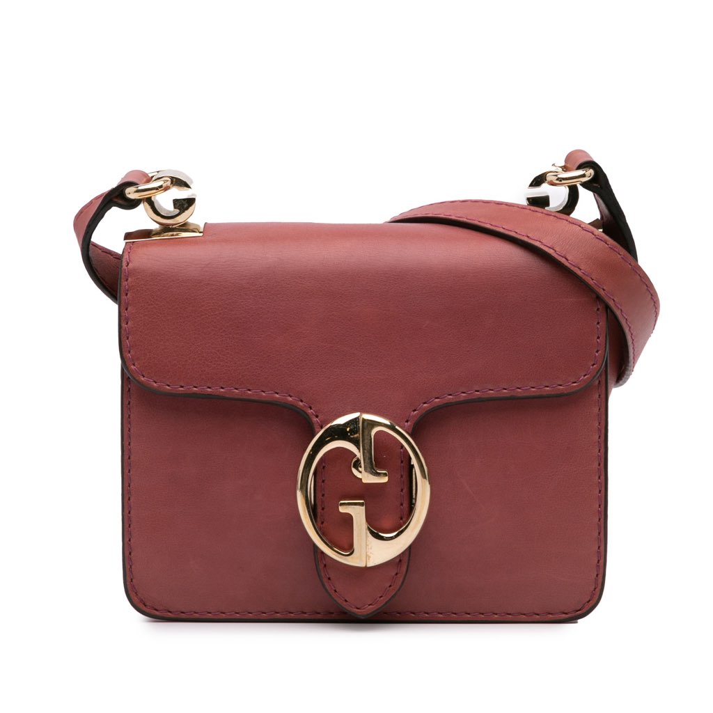 Gucci Small Leather 1973 Crossbody Bag