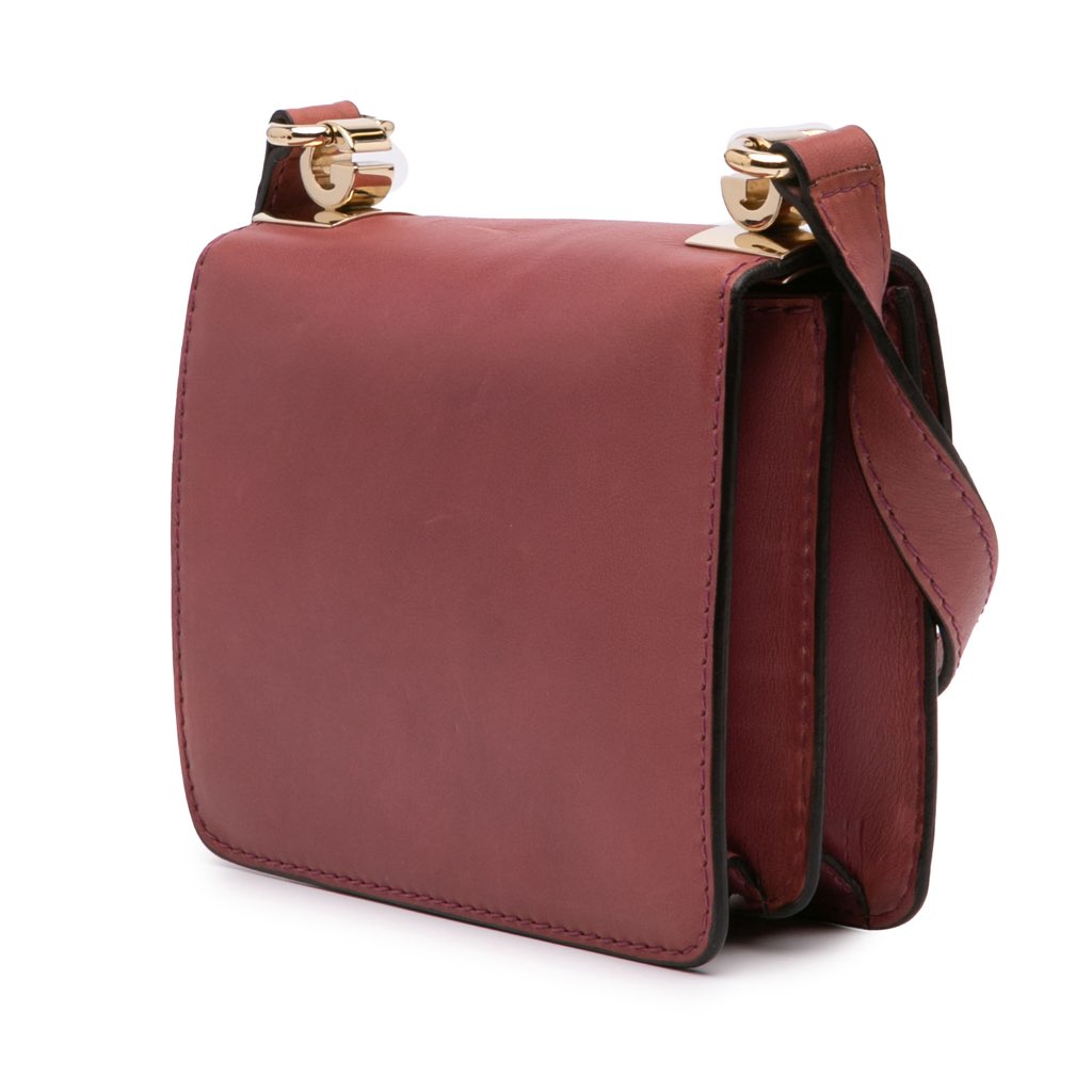 Gucci Small Leather 1973 Crossbody Bag - Back view