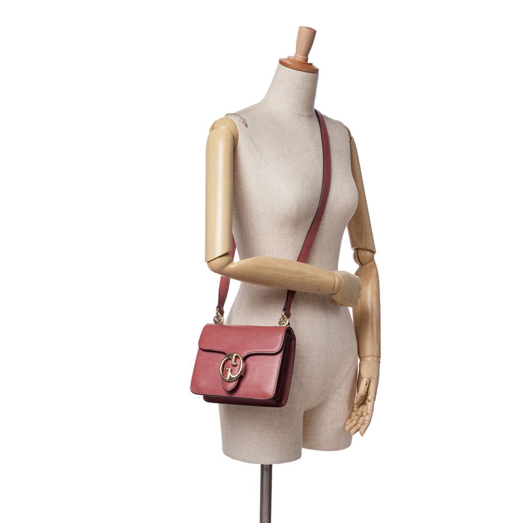 Gucci Small Leather 1973 Crossbody Bag - Image 11