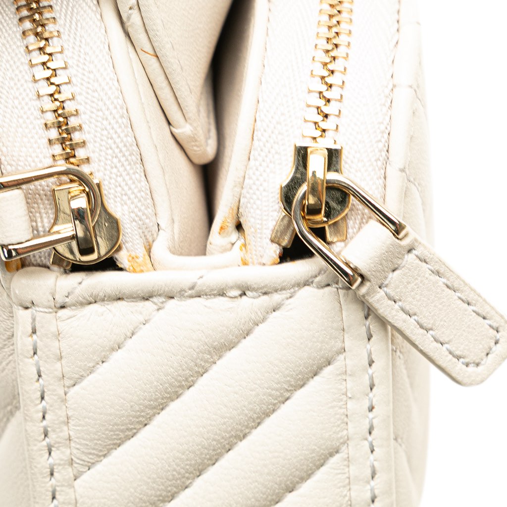 Bvlgari Leather Serpenti Forever Convertible Satchel - Image 13