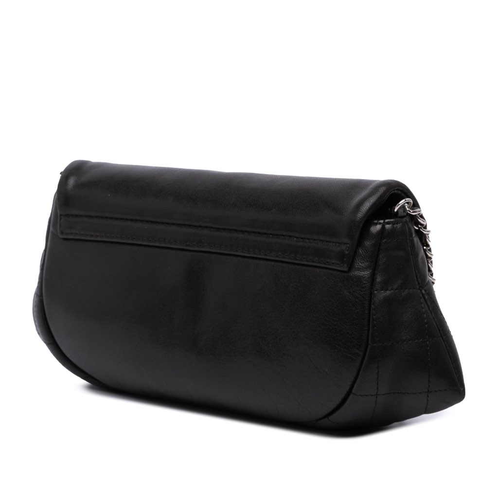 Chanel CC Lambskin Half Moon Wallet on Chain - 2