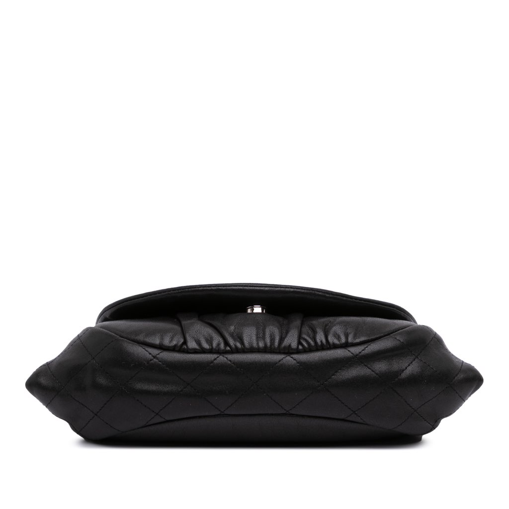 Chanel CC Lambskin Half Moon Wallet on Chain - 3