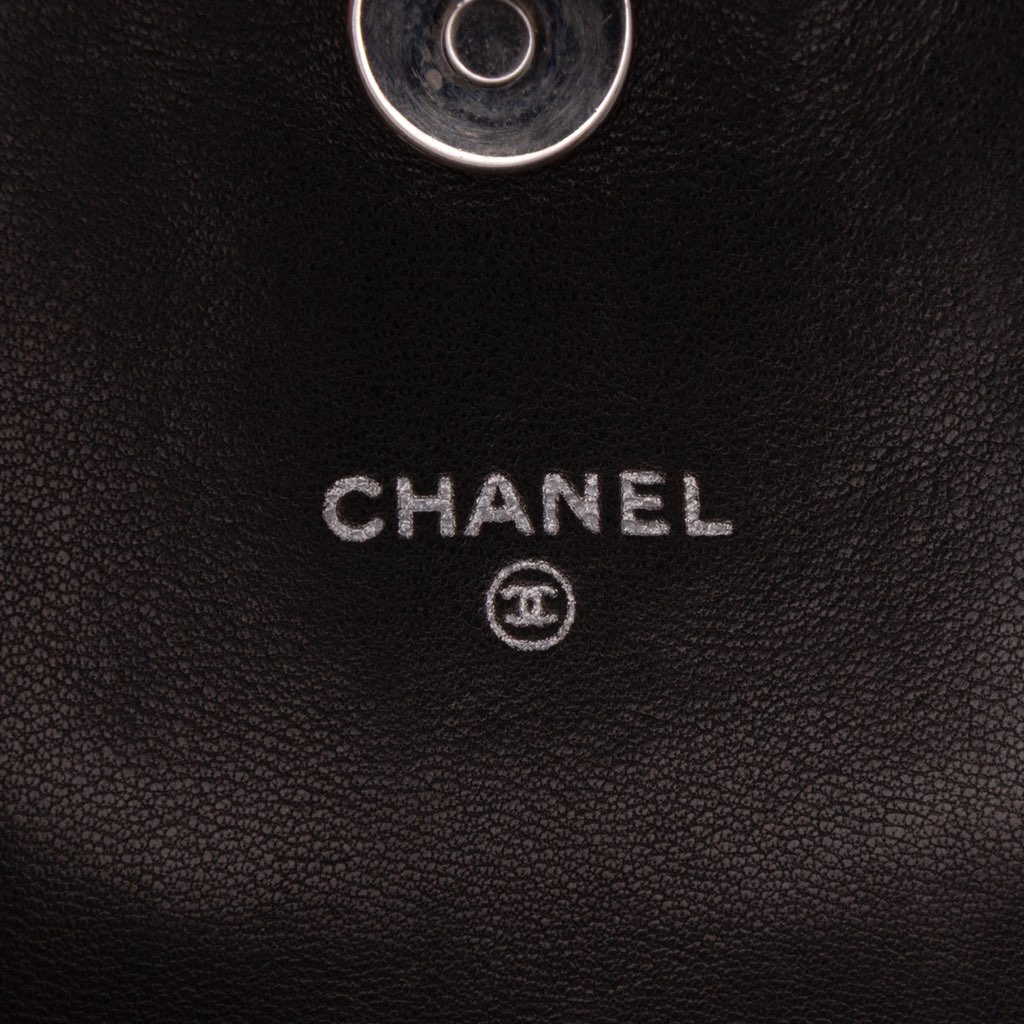 Chanel CC Lambskin Half Moon Wallet on Chain - 5