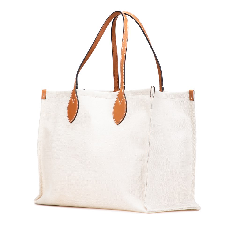 Gucci Large Canvas Logo Tote - Back view