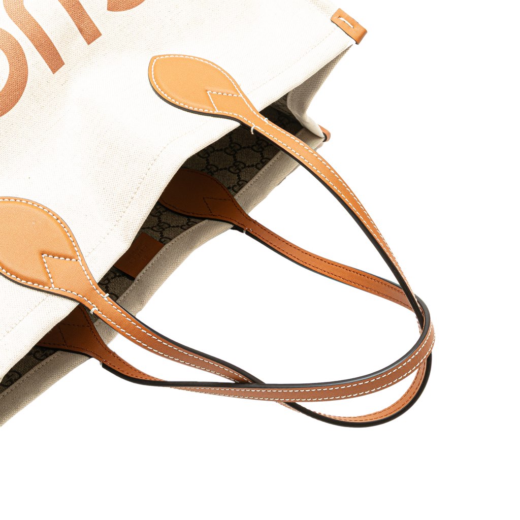 Gucci Large Canvas Logo Tote - Image 14
