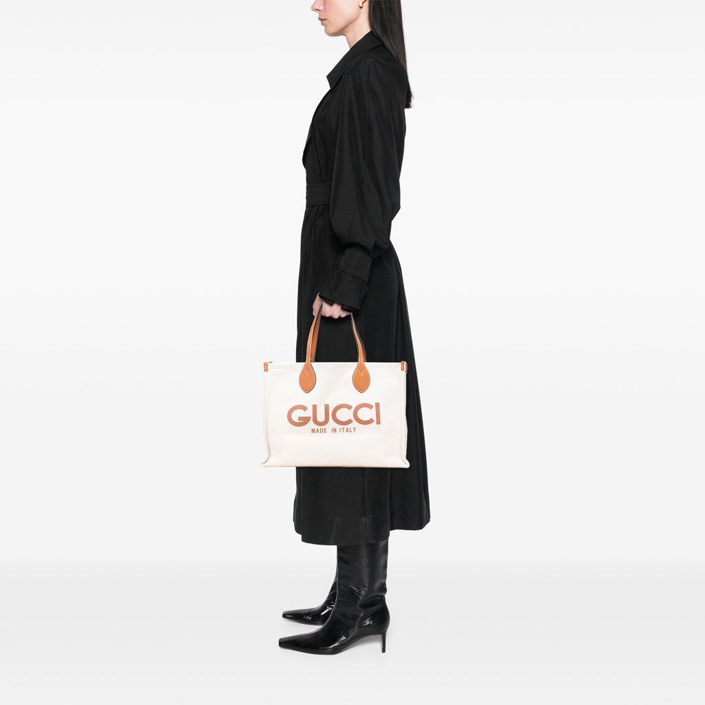 Gucci Large Canvas Logo Tote - Image 15