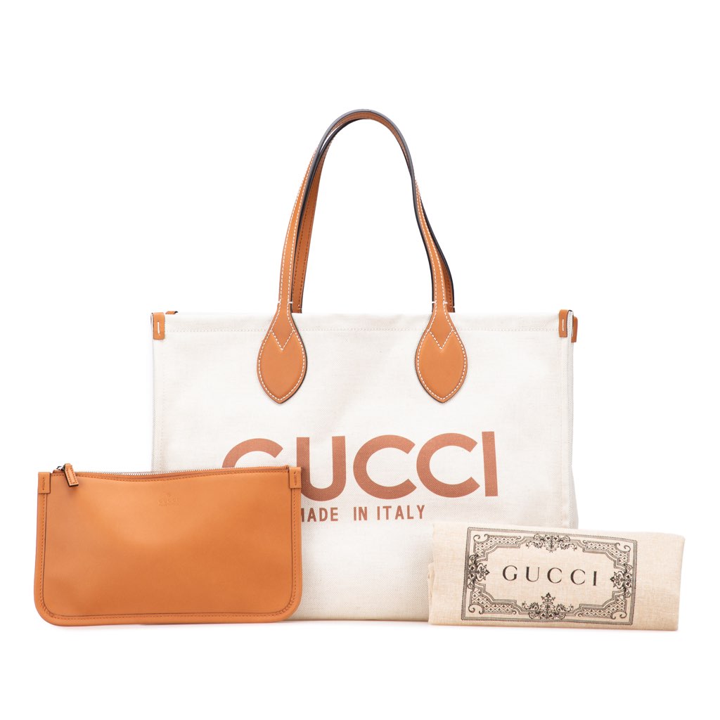 Gucci Large Canvas Logo Tote - Image 16