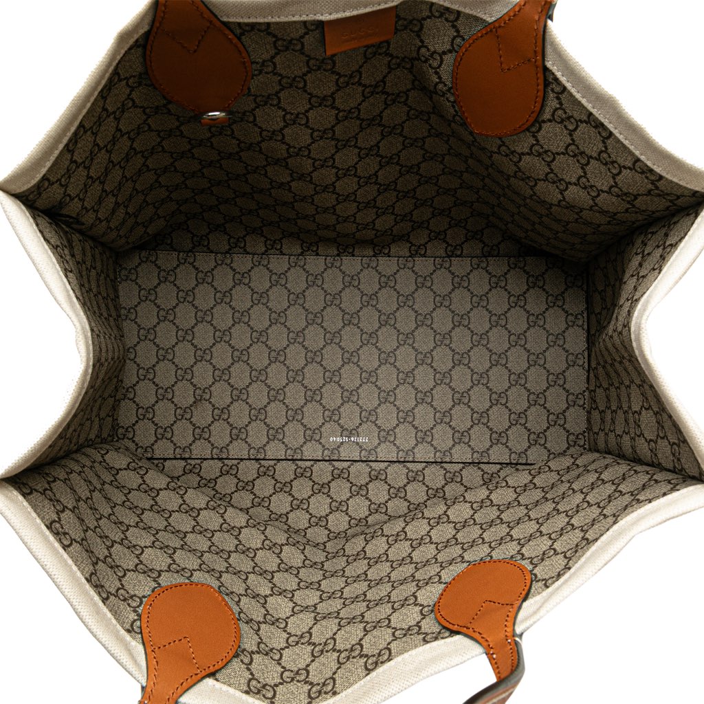 Gucci Large Canvas Logo Tote - 4