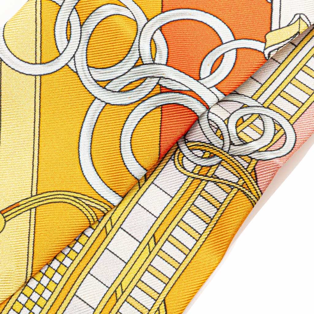 Hermès Brides et Gris-Gris Silk Twilly Scarf - 2