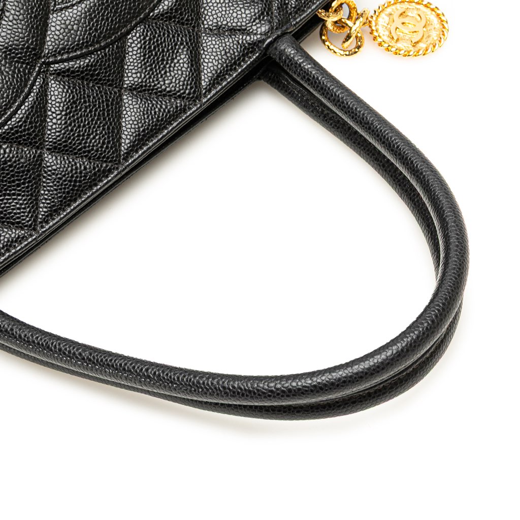 Chanel Caviar Medallion Tote - Image 12