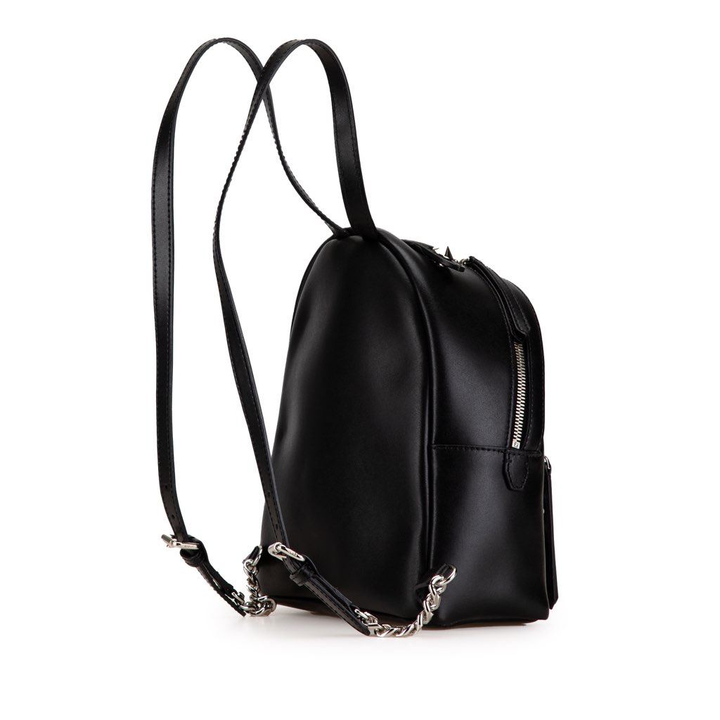 Fendi Mini By The Way Leather Ribbon Pearl Backpack - 2