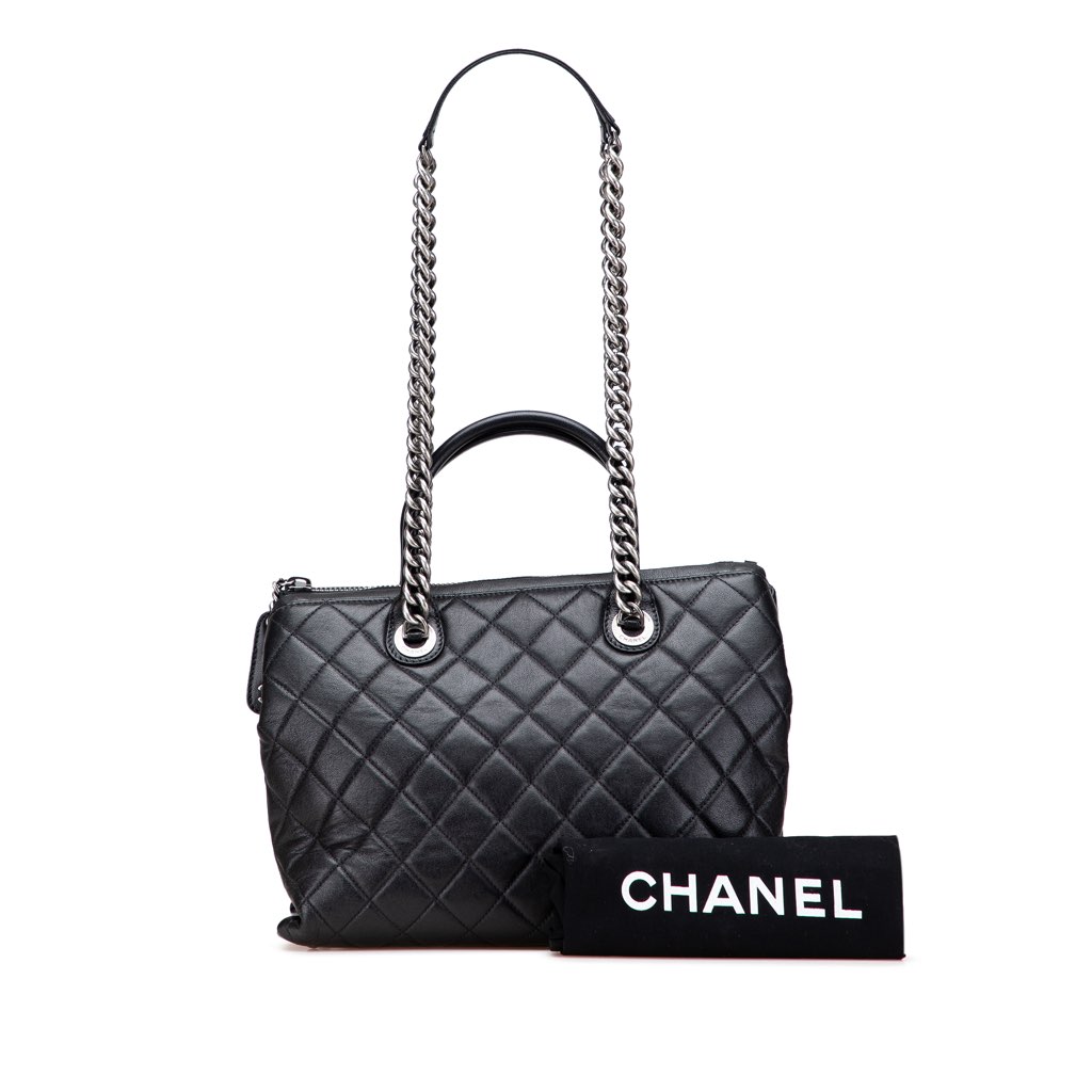 Chanel Medium Quilted Calfskin Boy Chained Tote - Image 14