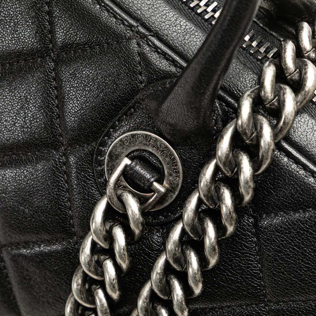 Chanel Medium Quilted Calfskin Boy Chained Tote - Image 11
