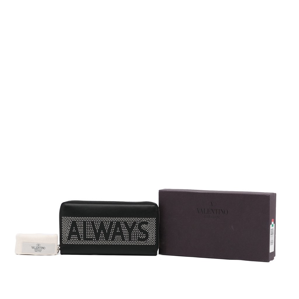 Valentino Studded Zip Around Wallet - Image 15