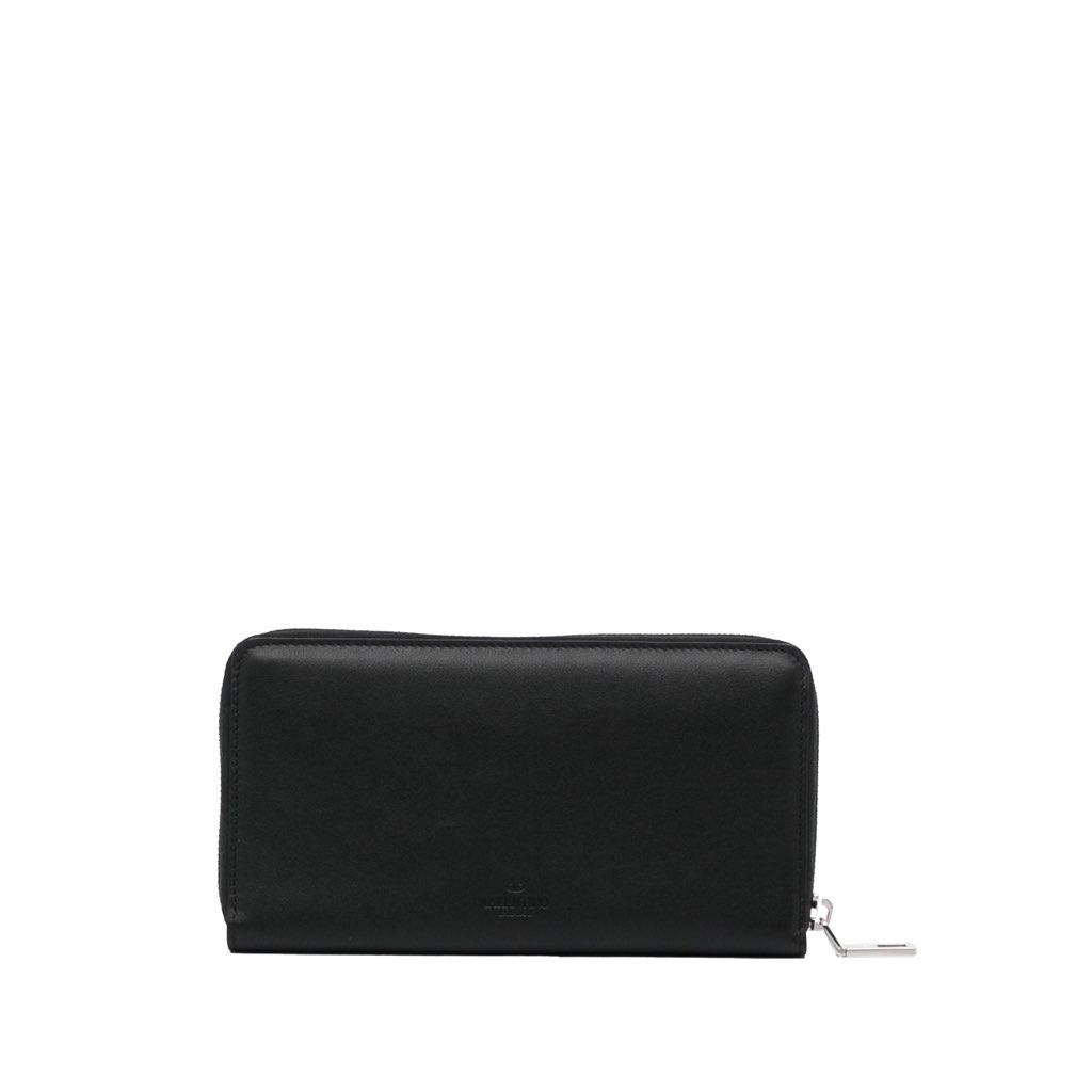 Valentino Studded Zip Around Wallet - 4