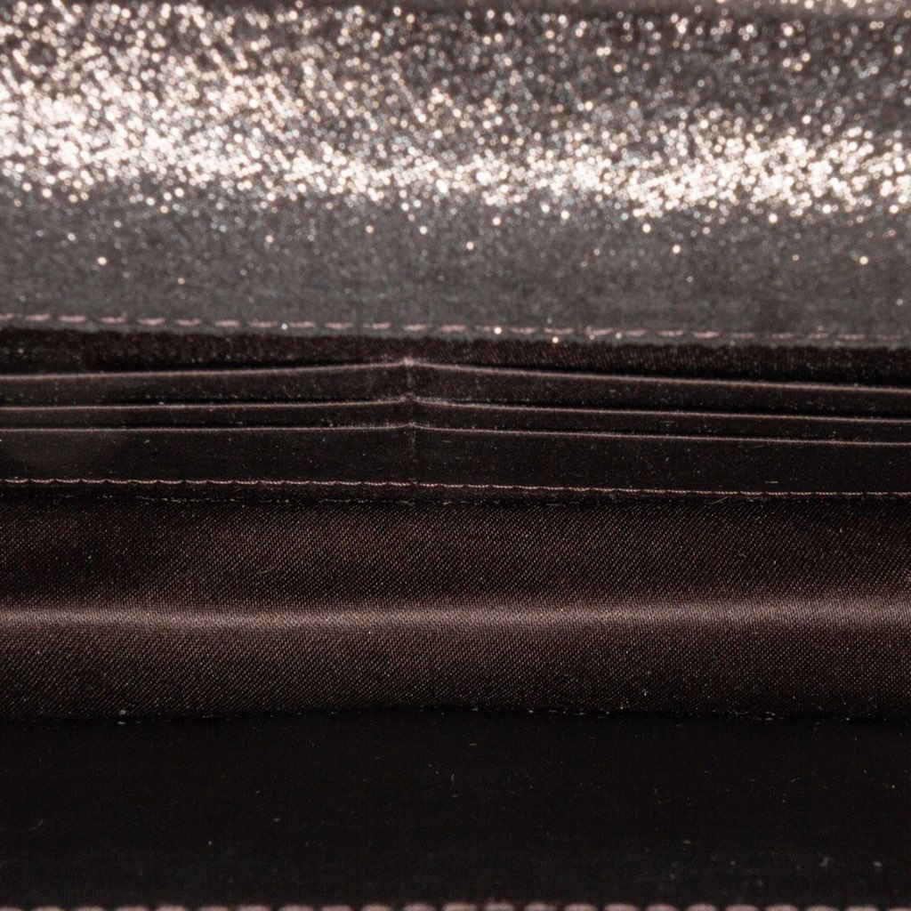 Chanel Metiers d’Art Quilted Iridescent Lambskin Tartan Button Wallet On Chain - 4