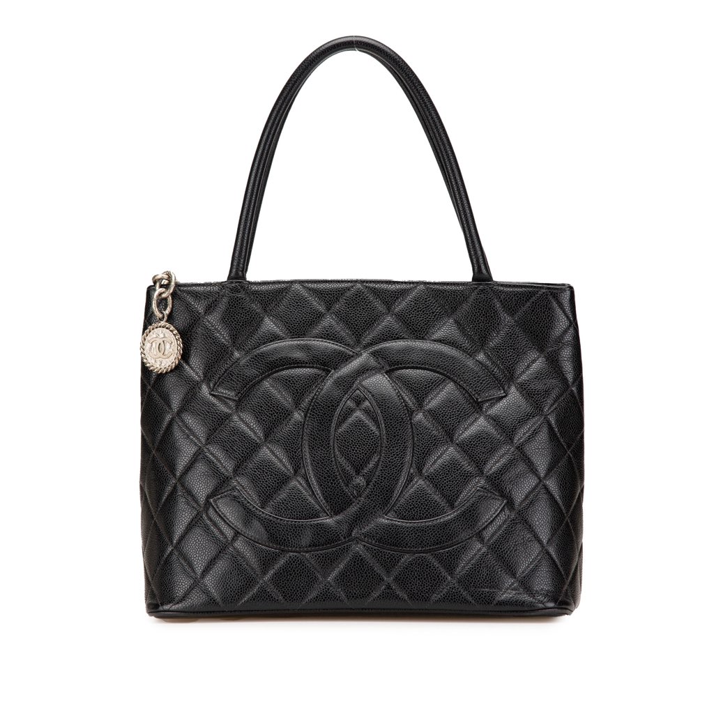 Chanel Caviar Medallion Tote