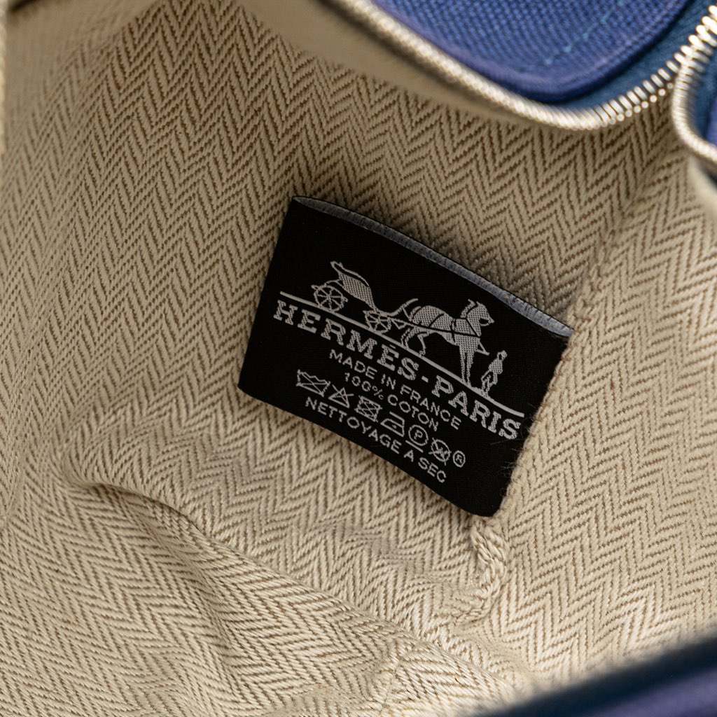 Hermès Small Canvas Bride A Brac Case - Side view