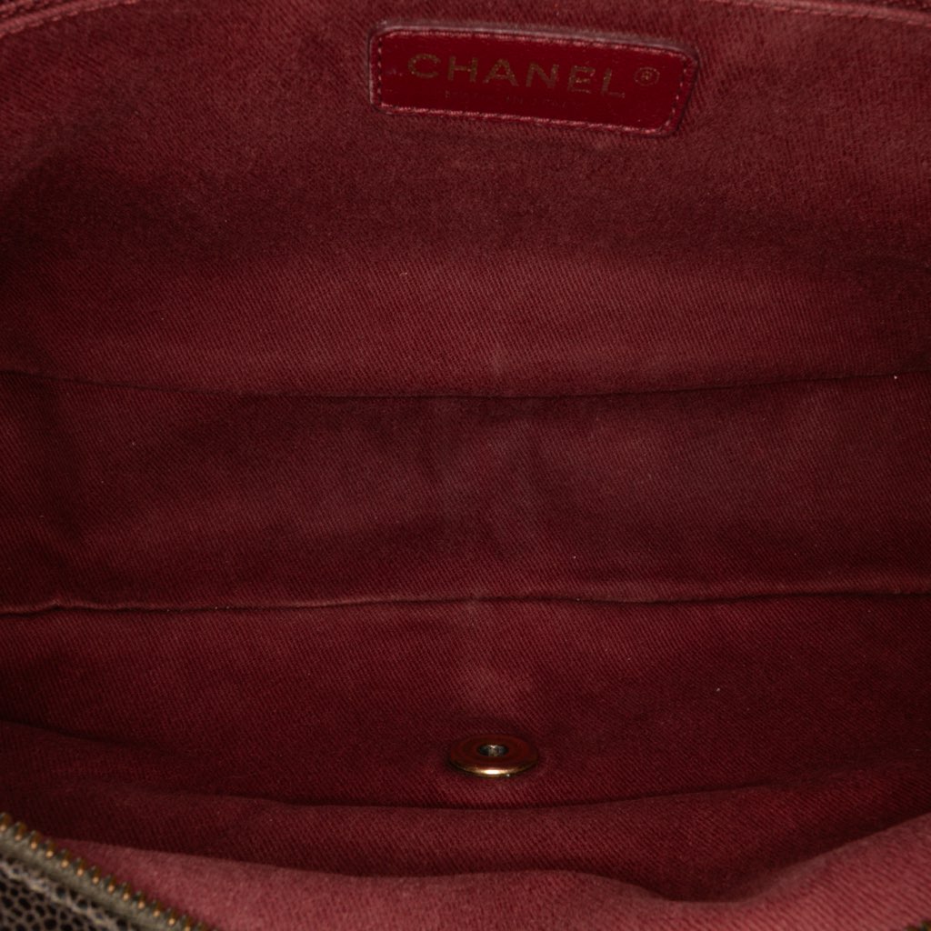 Chanel Large Quilted Glazed Caviar Shiva Flap - 4