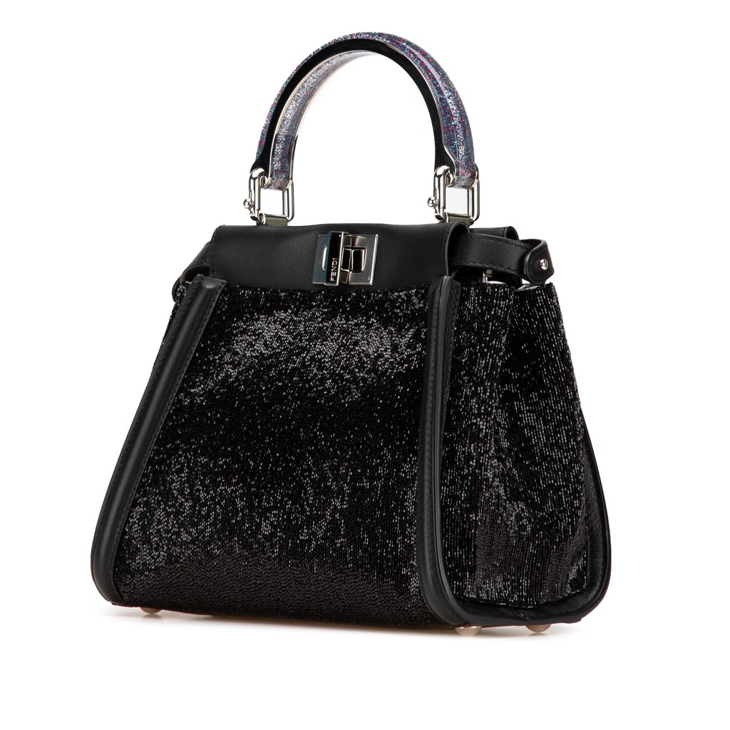 Fendi Mini Leather Beaded Peekaboo Iconic - 2