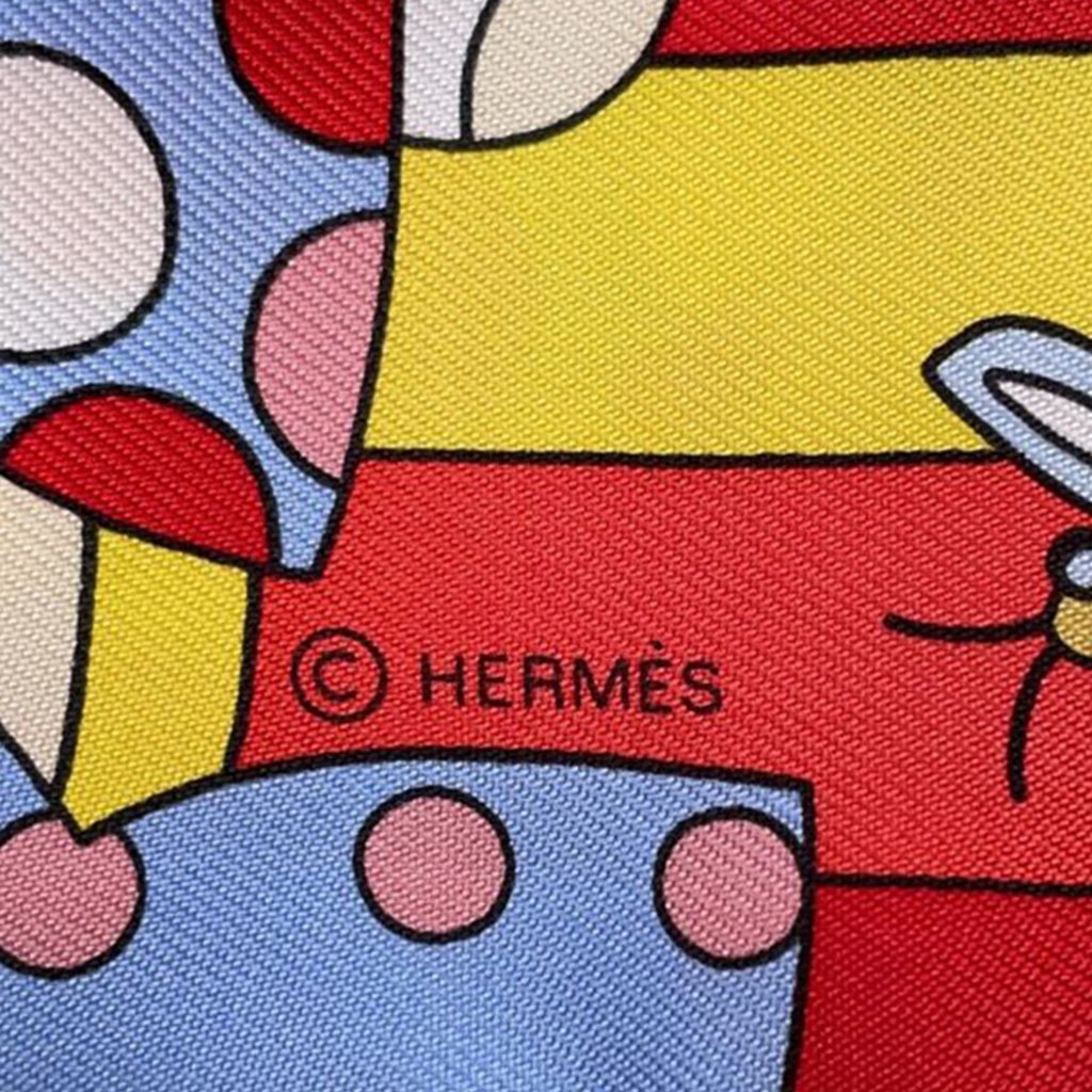 Hermès Les Murmures de la Foret Silk Twilly Scarf - 4