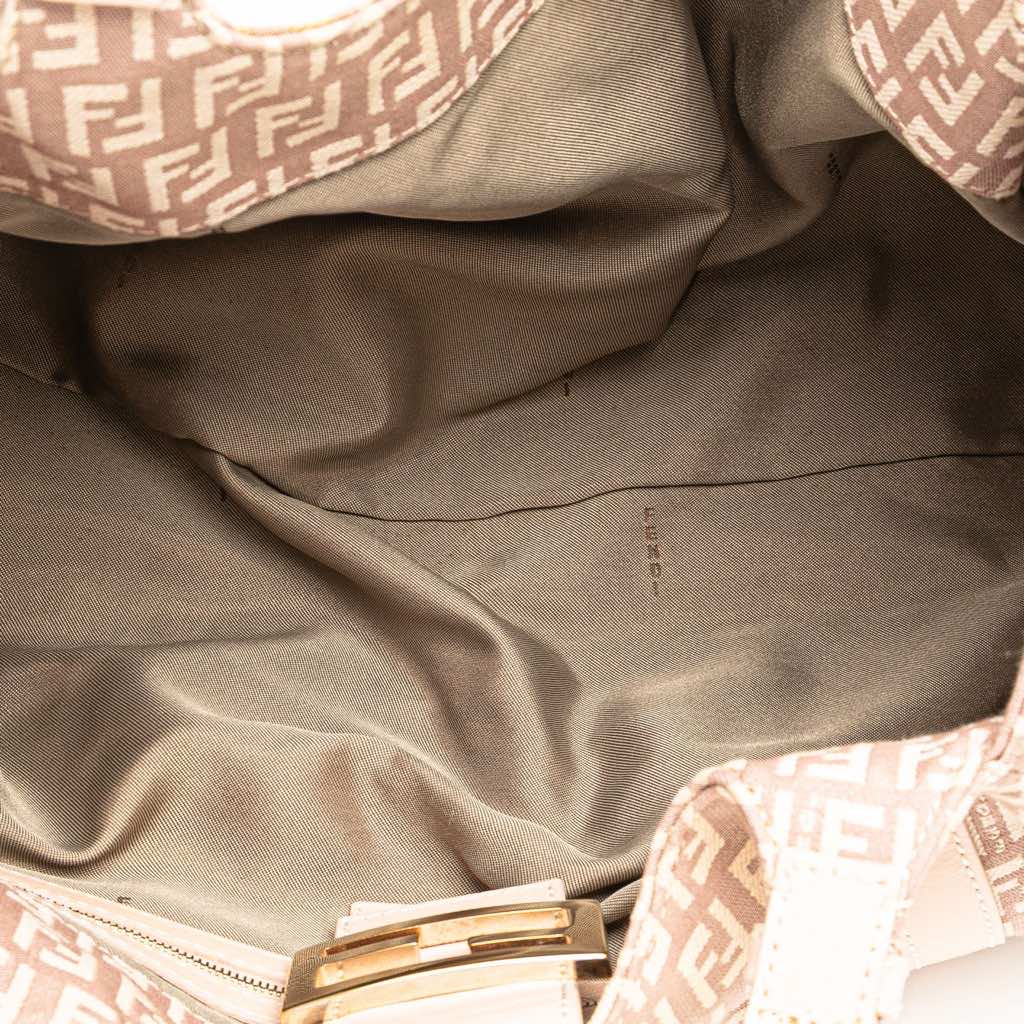 Fendi Zucchino Canvas Shoulder Bag - 4