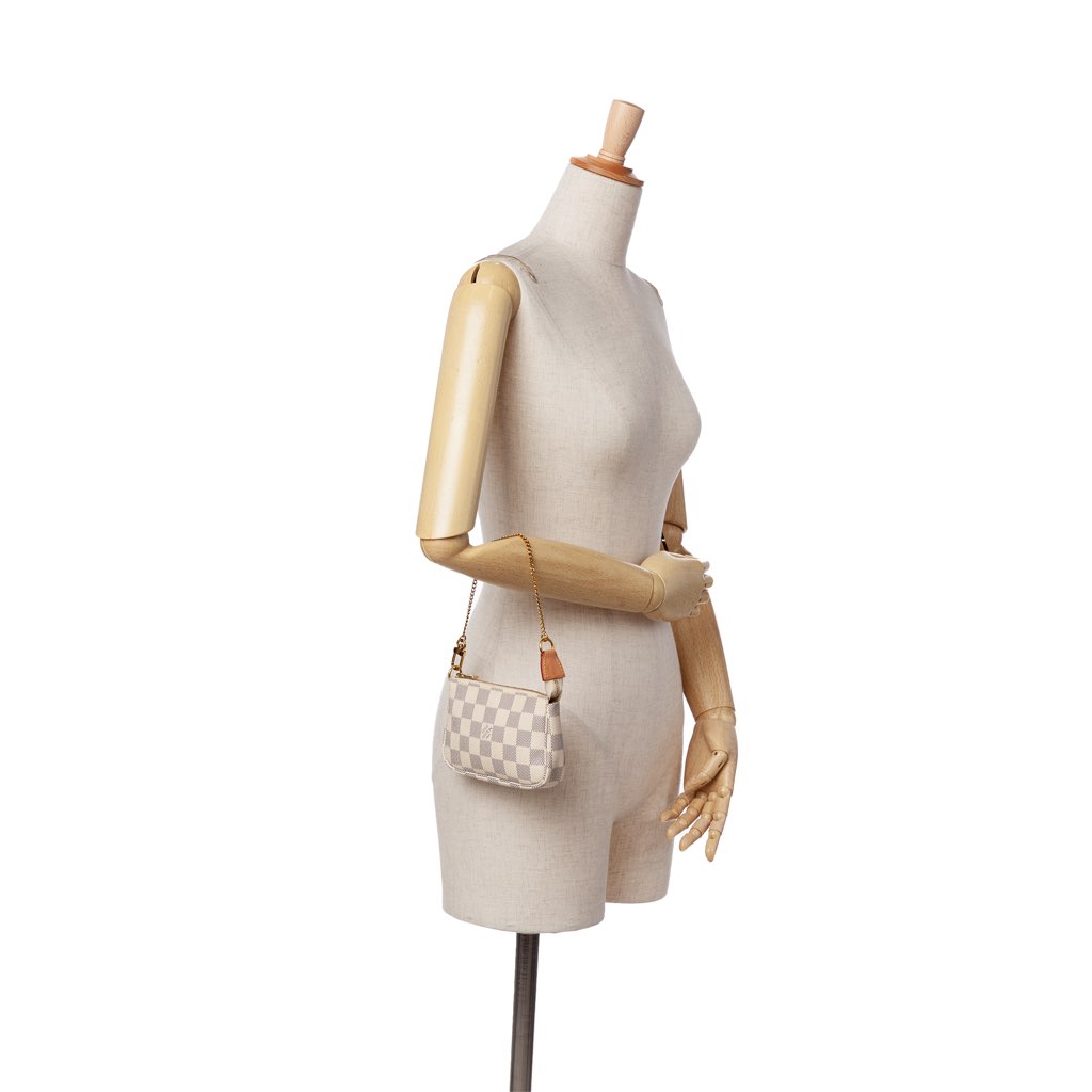 Louis Vuitton Damier Azur Mini Pochette Accessoires - Image 11