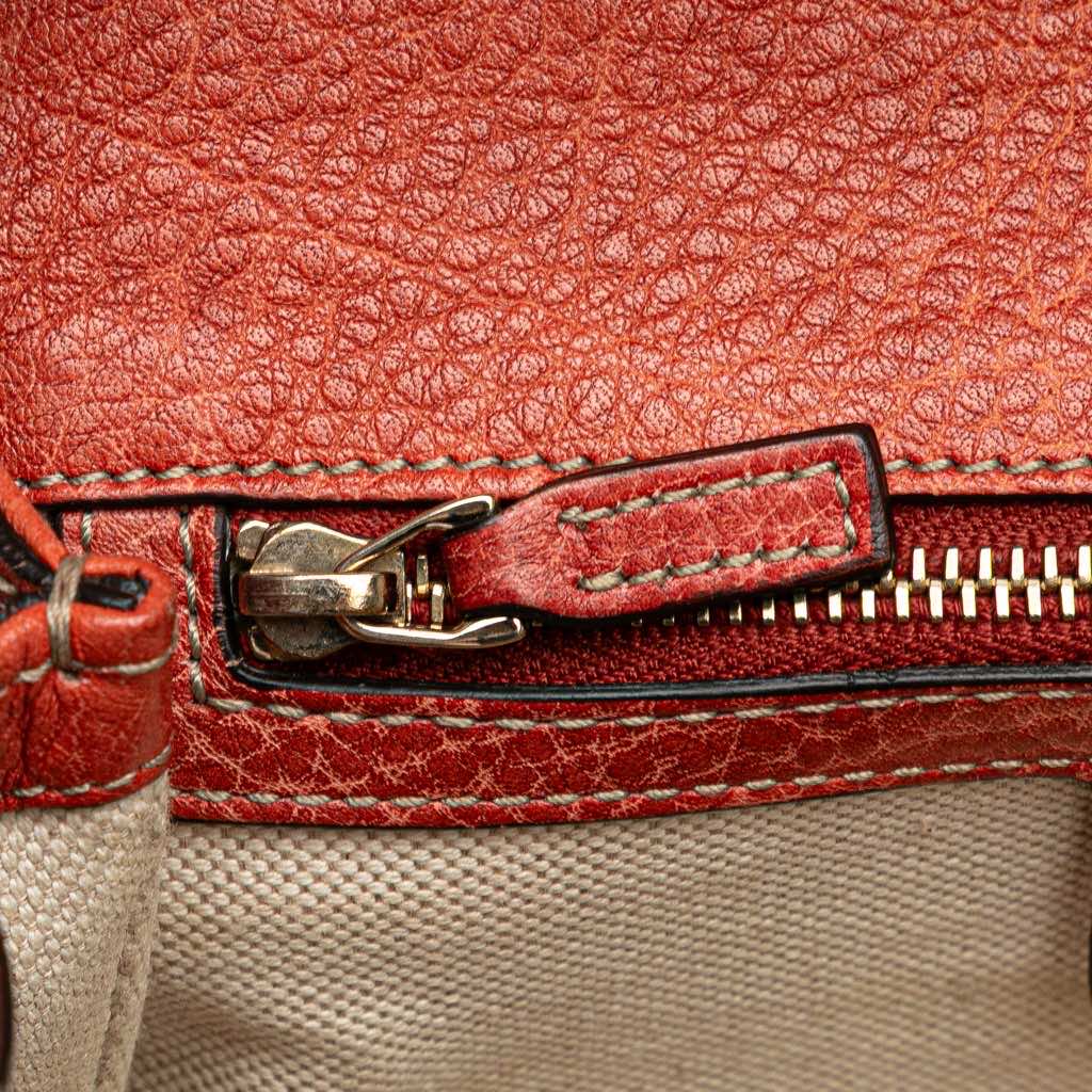 Gucci Small Leather New Bamboo Satchel - Detail 2