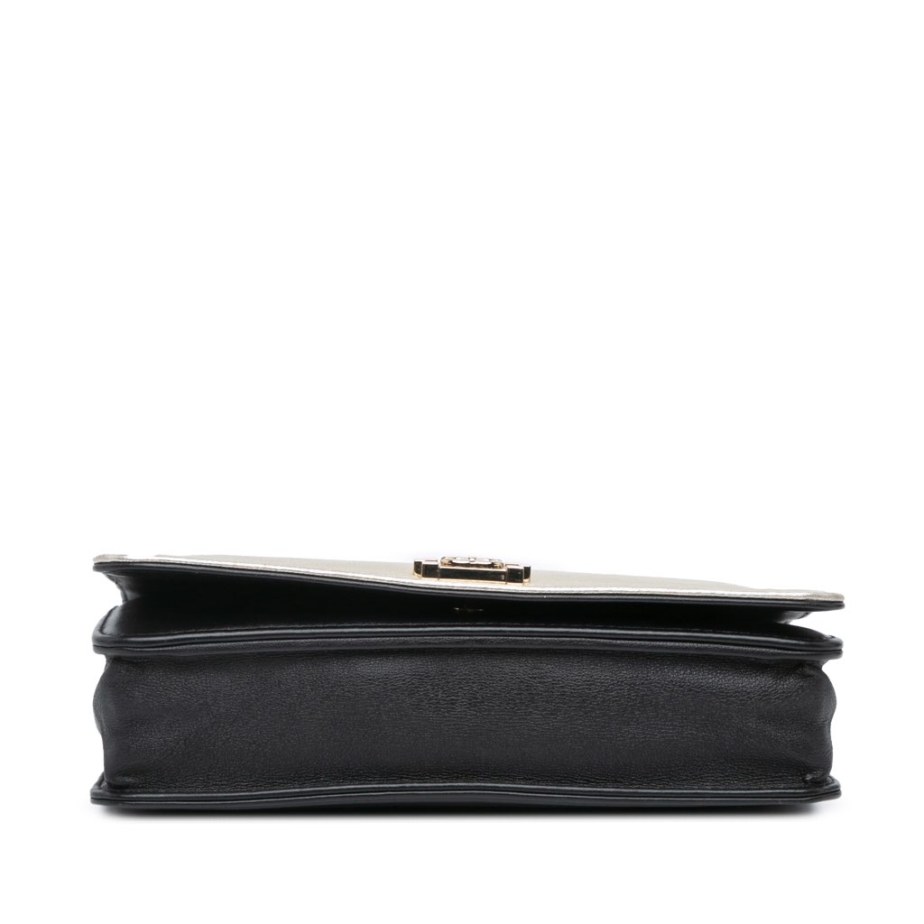 Chanel Bicolor Calfskin Boy Wallet On Chain - 3