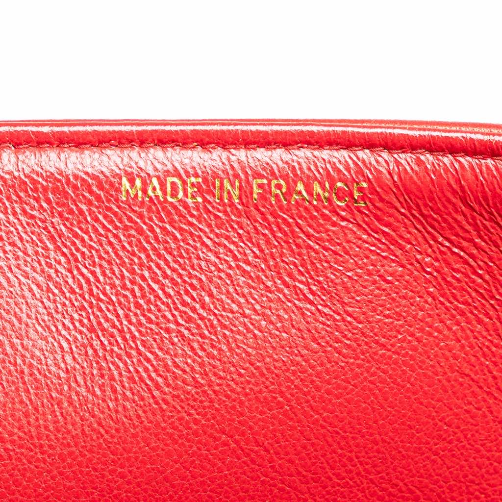 Chanel Jumbo XL Vertical Quilt Lambskin Single Flap - Detail 1