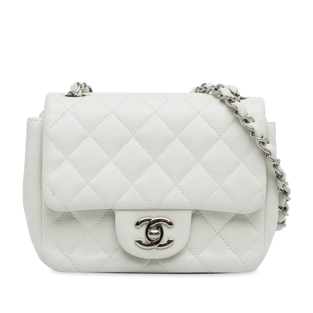 Chanel Mini Square Classic Caviar Single Flap