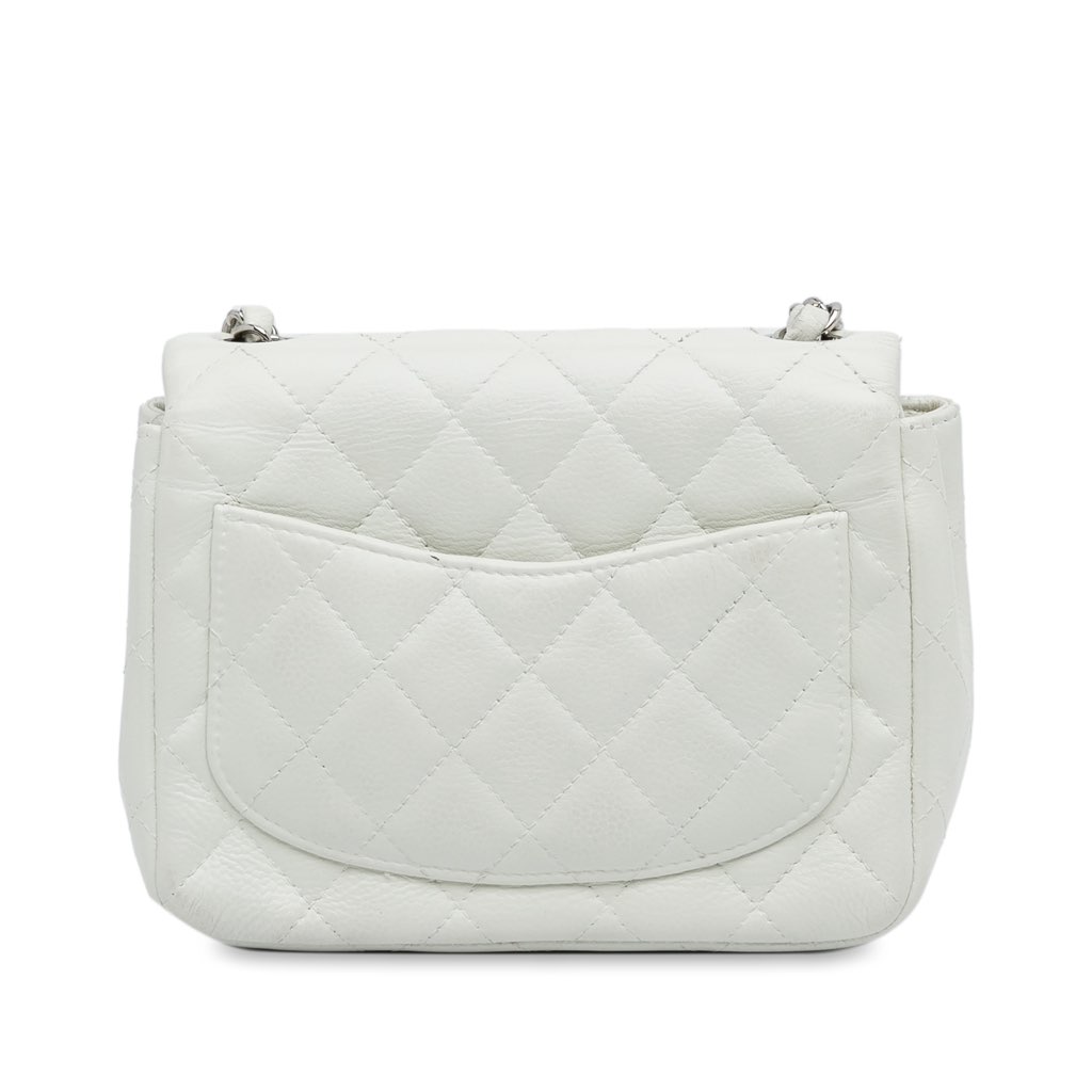 Chanel Mini Square Classic Caviar Single Flap - 4