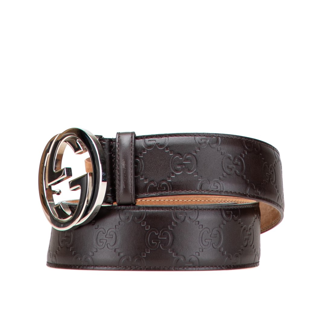 Gucci Guccissima Interlocking G Belt - 2