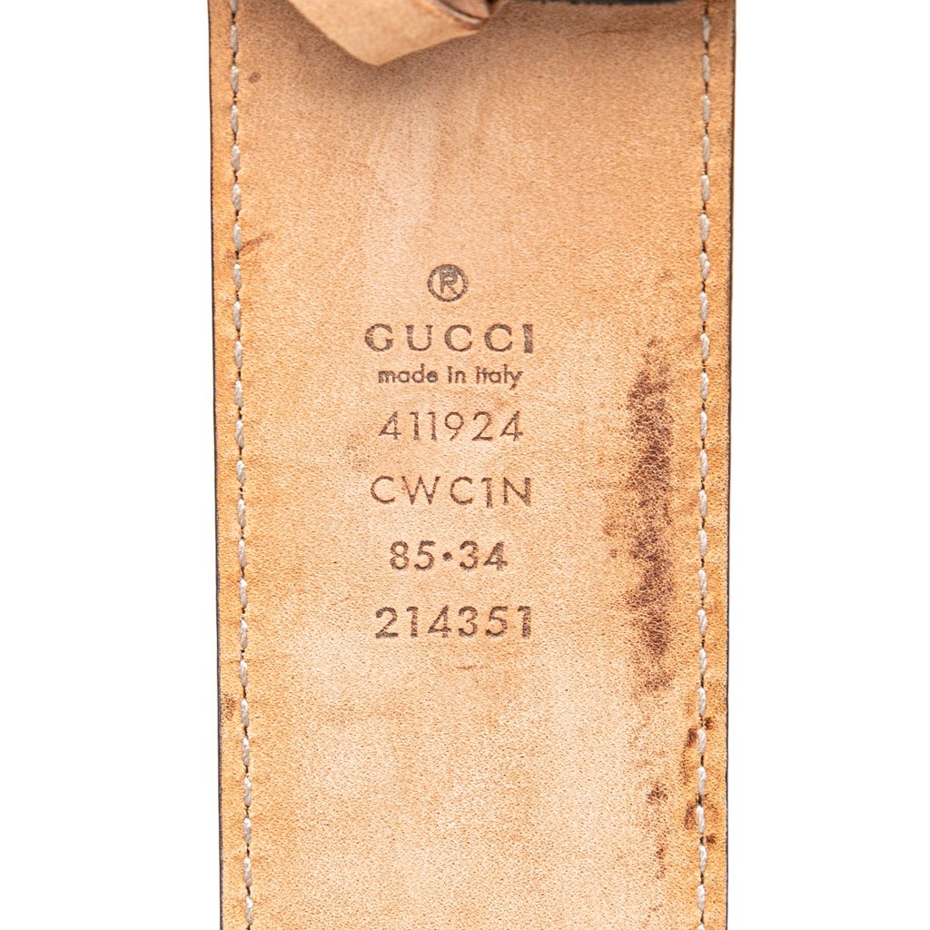 Gucci Guccissima Interlocking G Belt - 5