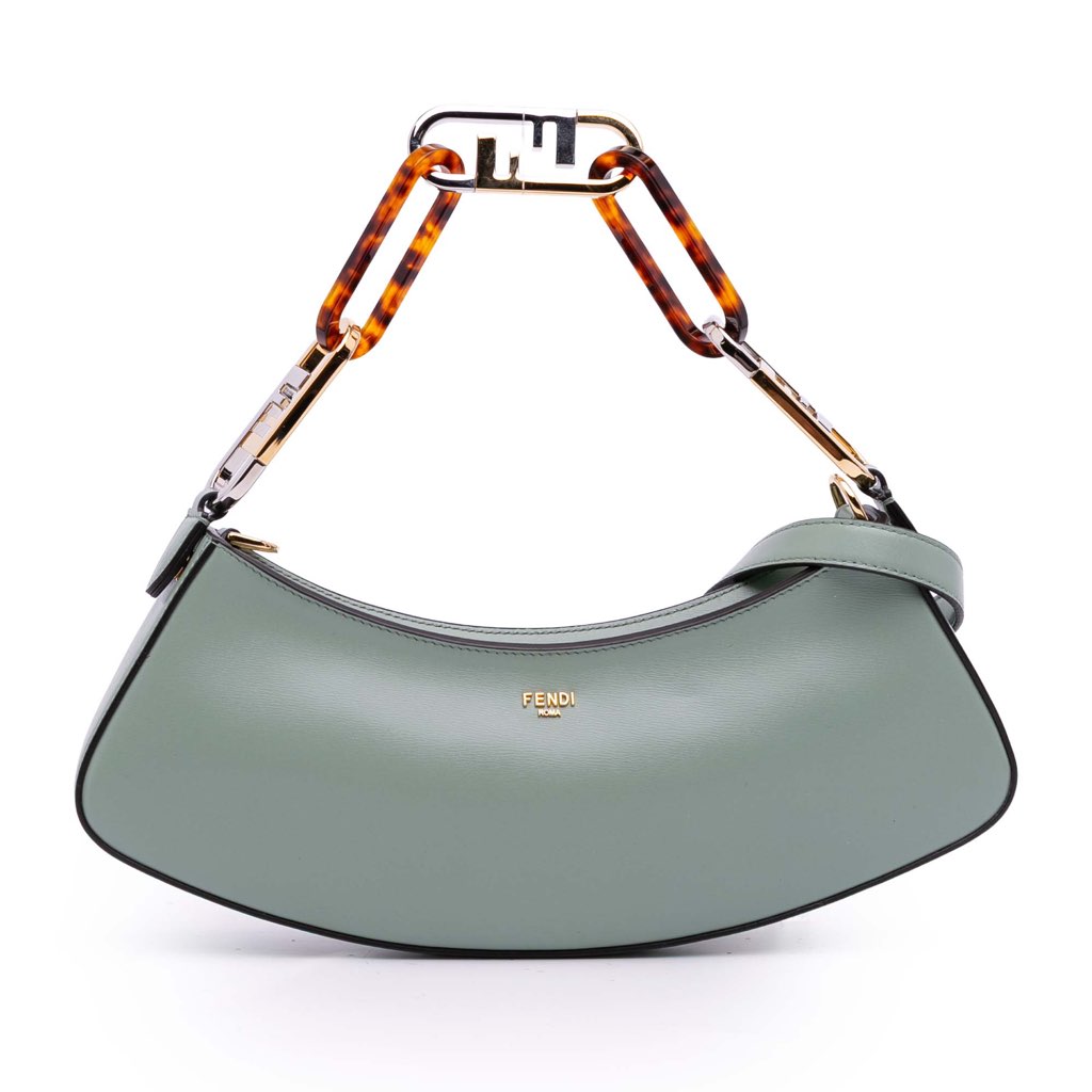 Fendi Leather O'lock Swing Satchel