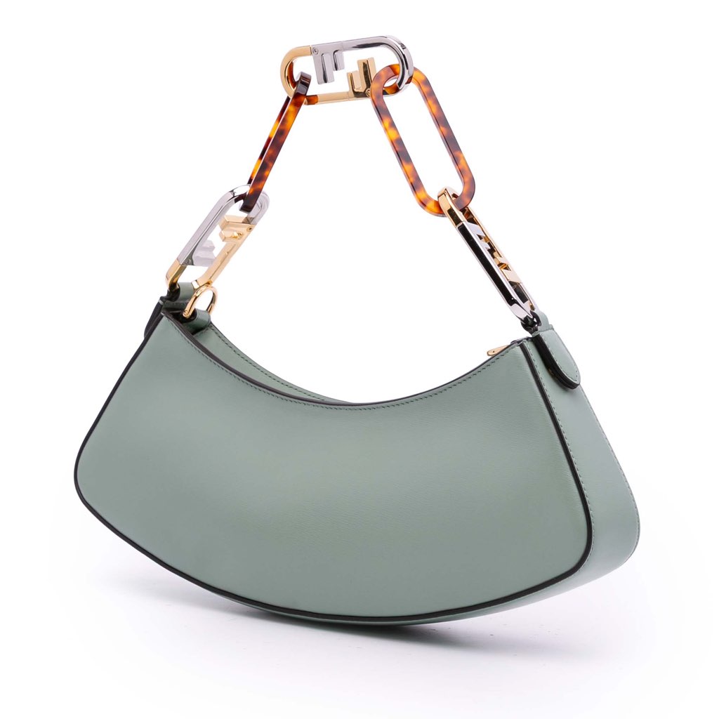 Fendi Leather O'lock Swing Satchel - 2