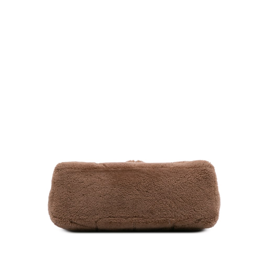 Saint Laurent Medium Shearling Loulou Puffer Shoulder Bag - 3